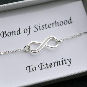 Sisterhood infinity love bracelet,s..