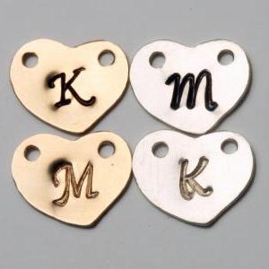 Add A Gold Filled Or Sterling Silver Heart Initial..