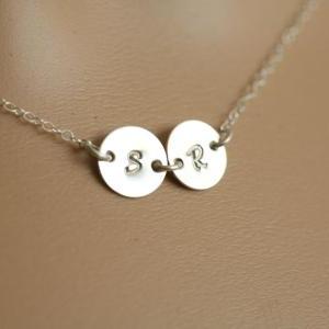 Two initial letter charm,Tiny Initi..
