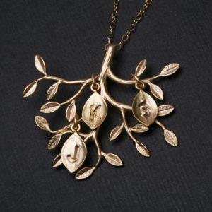 Family Tree Necklace,monogram..