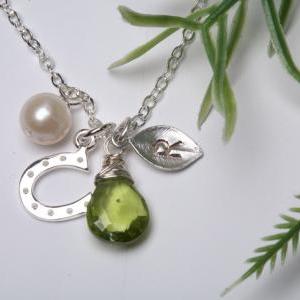 Horseshoe Necklace,personalized Jewelry,custom..
