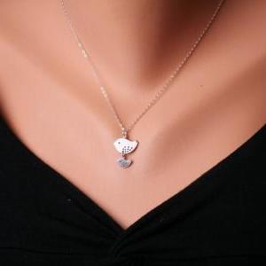Mother and Baby,Bird necklace,Famil..