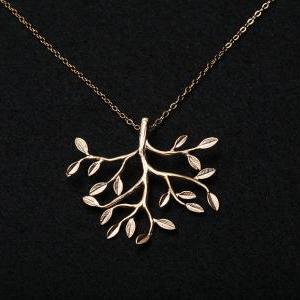 -family Tree Necklace,gold Filled..