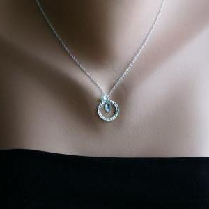 Leaf Initial,hammered Circle,circle Necklace,wire..