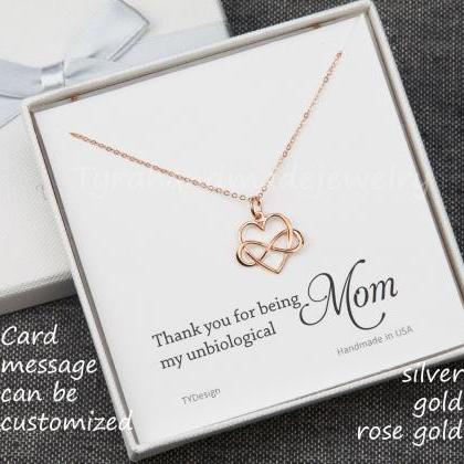 Infinity Love Necklace,infinity Heart..