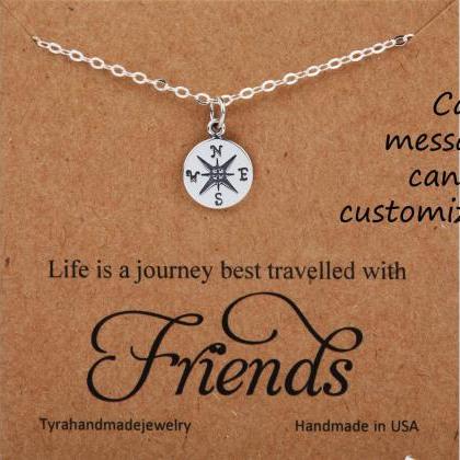 Compass Bracelet,graduation Gift,sisterhood..