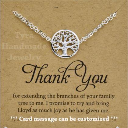 Family Tree Necklace,tree Of..
