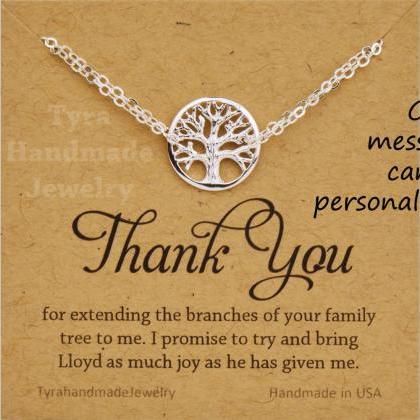Family Tree Necklace,tree of life,M..