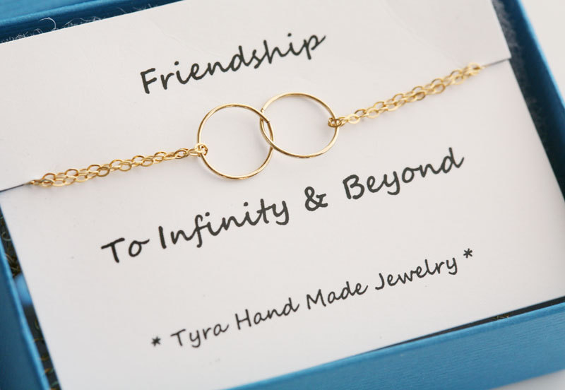 Friends Bracelet,circle Bracelet,eternity Love Circle,sisterhood,gold