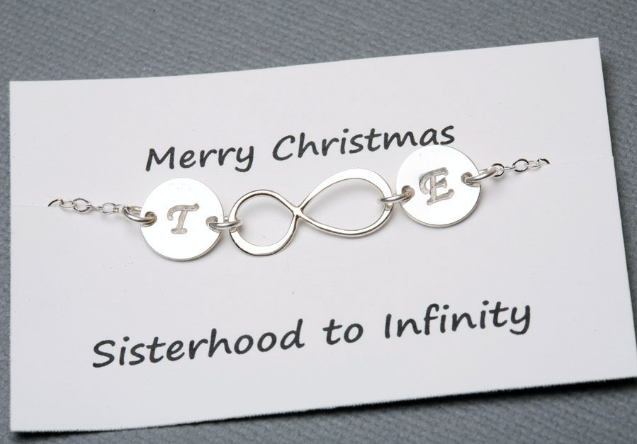 Sisterhood,infinity Initial Bracelet,initial Bracelet,infinity Bracelet,anniversary,sisterhood,customize Birthstone,wedding