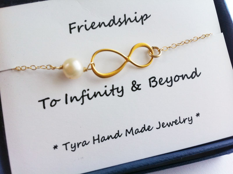 Infinity Bracelet With Card,gold Bracelet,eternity Infinity Bracelet,bridesmaid Gifts,sisterhood,customize Birthstone,wedding Jewelry
