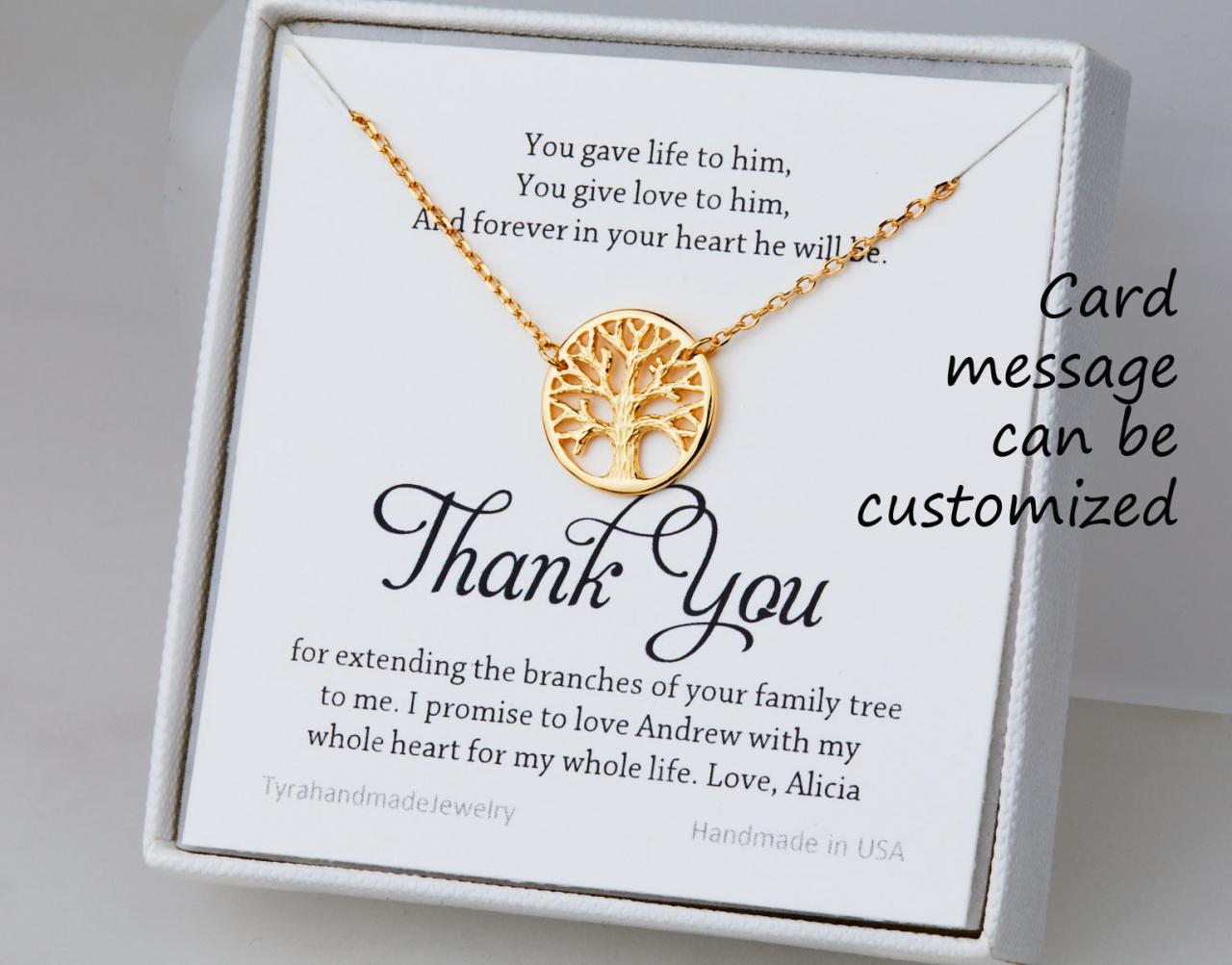 Mother of the groom family tree necklace cheap