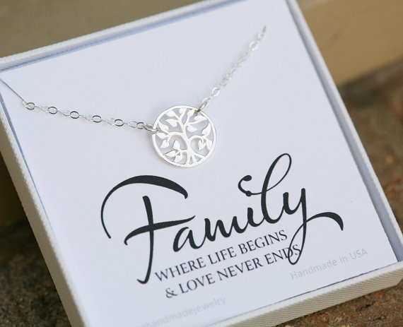 Mother of the groom necklace Gift for Mother of the Groom Mother of the Groom Gift from Bride Sterling Silver Mother-In-Law Gift