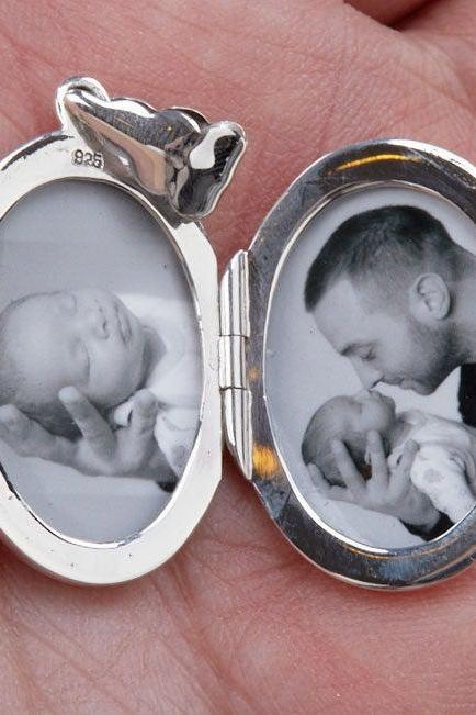 Add One Photo Insertion Into A Heart Or Oval Locket